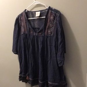 Knox rose blouse xl lace back